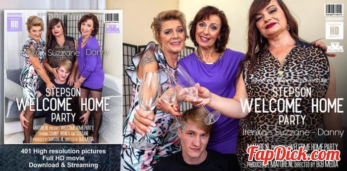 Danny (65), Irenka (61),  Suzzane (50) - A stepsons coming home party with three horny cougars [FullHD 1080p]
