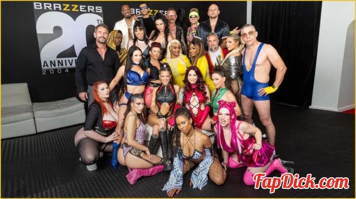 Abigaiil Morris, Alexis Fawx, Angela White, Cherie Deville, Gal Ritchie, Kayley Gunner, Kira Noir, Lily Lou, Luna Star, Monique Alexander, Queenie Sateen, Ryan Reid - Brazzers Presents: 20 For 20 [HD 720p]