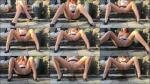 Celina-Ballerina - Nylon Piss-Aktion in hellen Strumpfhosen auf der Terrasse [FullHD 1080P]  (MyDirtyHobby)