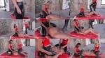 MahoganyQen and Mistress Iside - Tease And Devastation - Double Ballbusting And Facesitting In Leather Leggings [FullHD 1920P]  