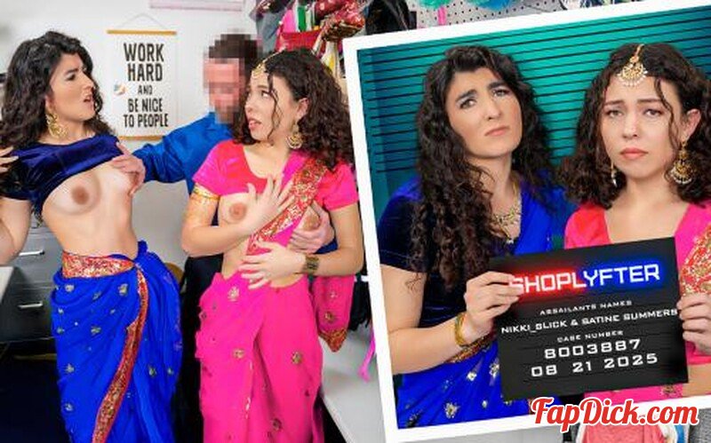 Satine Summers, Nikki Slick - Case No 8003887 Under The Saris [FullHD 1080P]  (Shoplyfter)
