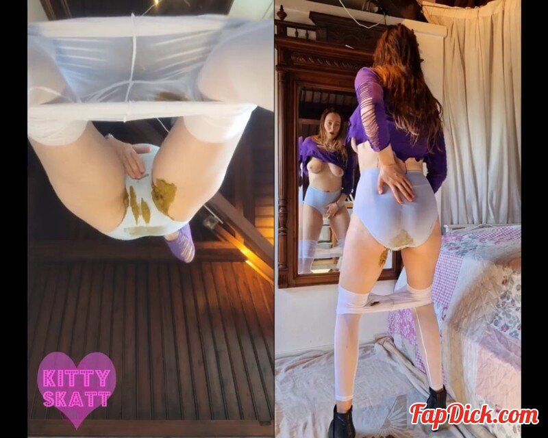 Kitty Skatt  Messy voyeur mirror masturbation [SD 900P]  