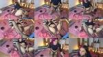 Hairy teen Pipaypipo fuckmachine play with huge dildo [HD 1280P]  