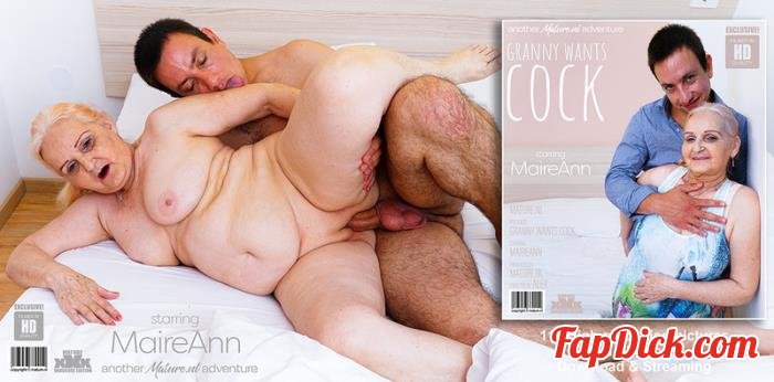 MaireAnn (64) - Naughty Granny wants a young cock for steamy sex! [SD 540p]