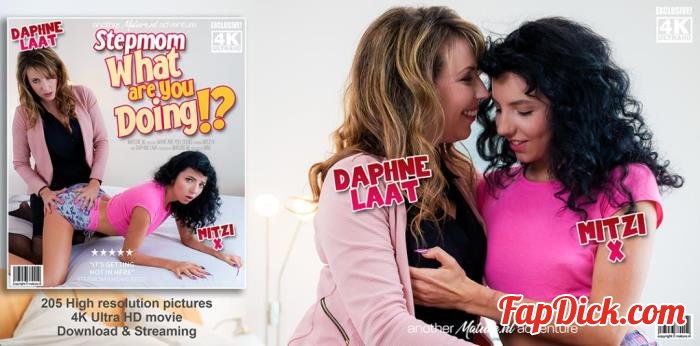 Daphne Laat (36), Mitzi X (19)  - Teeny babe Mitzi X gets seduced into hot lesbian sex by her hot stepmom Daphne Laat [FullHD 1080p]