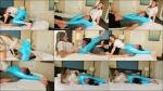 Brat Princess 2: London Evans - Shiny Blue Leggings Leg Scissor [FullHD 1080P]  