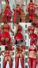 Natalie Roush - Red Stockings [FullHD 1080P]  (OnlyFans)