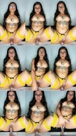 BbyKhalifa (bbykhalifaax, seducente_amelia) - Dildo Riding [FullHD 806P]  (OnlyFans)